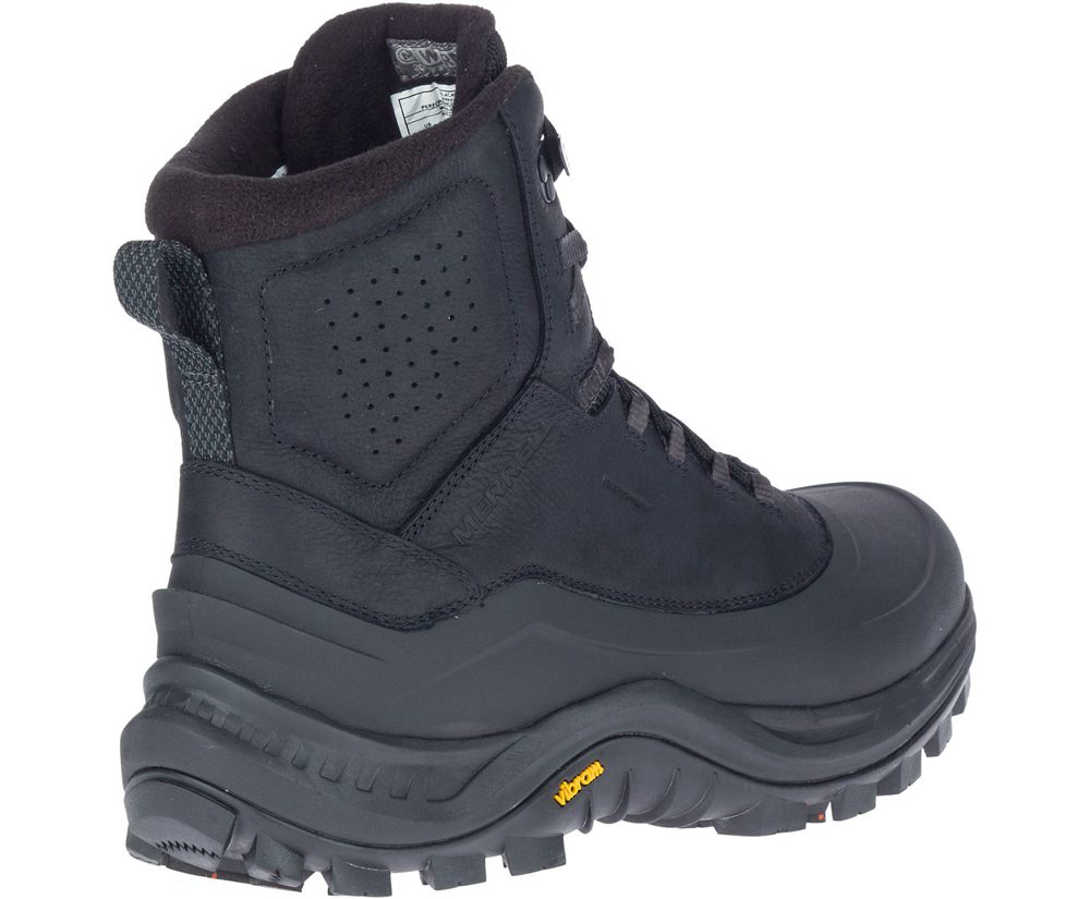 Botas Homem - Merrell Thermo Overlook 2 Mid Waterproof - Pretas - PGK190654